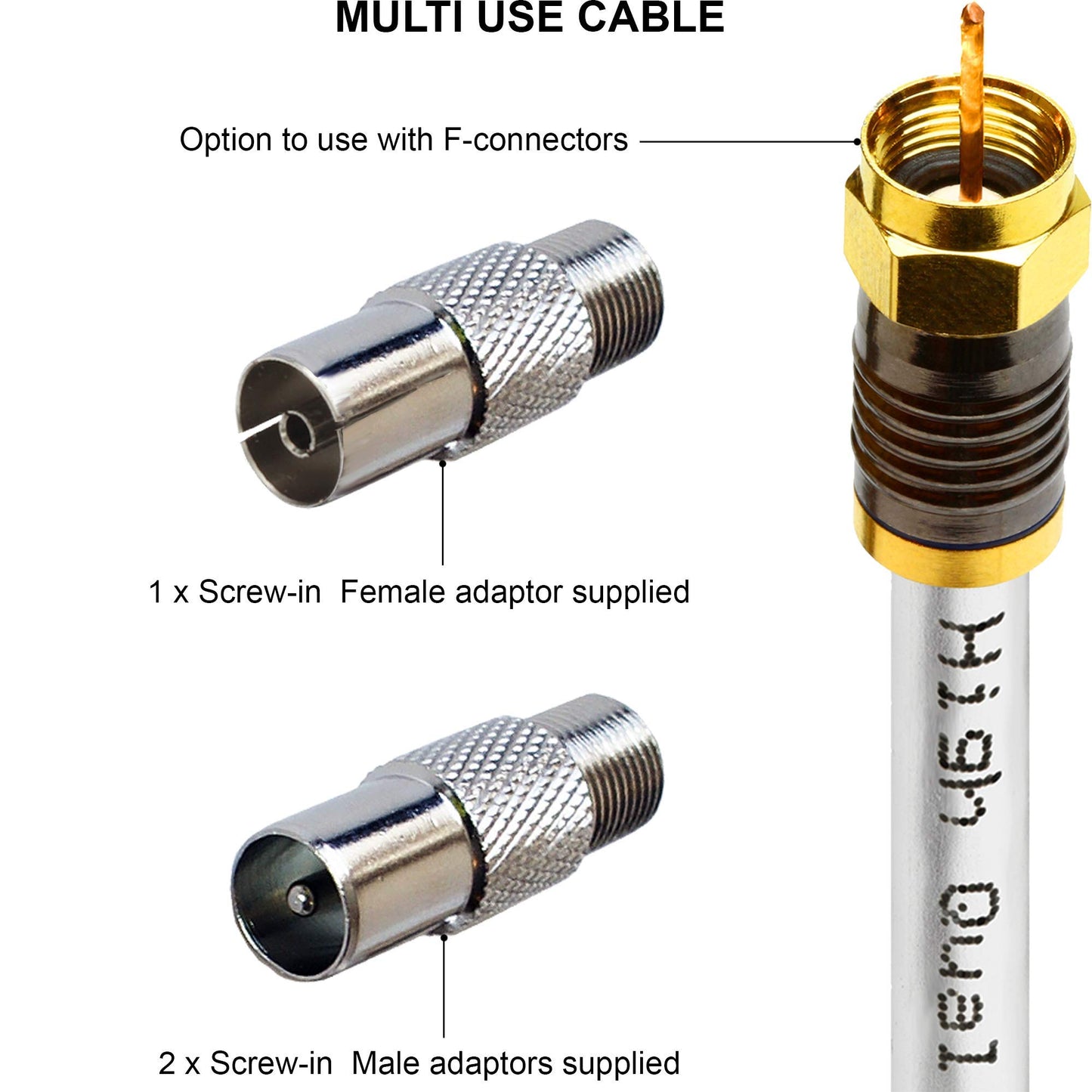 1STec COAX TV CABLES