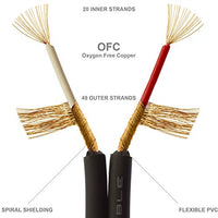 1STec 2 x 6.3mm J-J - 2 x RCA