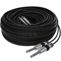 1STec 2 x 6.3mm J-J - 2 x RCA