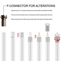 1STec COAX TV CABLES