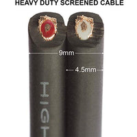 1STec 2 x 6.3mm J-J - 2 x RCA