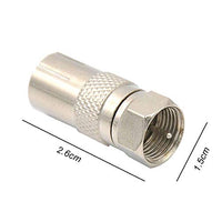 Digital TV Connectors (2 x Coax - F Female)