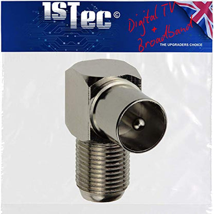 1STec Right Angled TV Plug