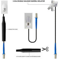 1STec Latest Model Isolated Genuine Virgin Media White Internal use Wall Box Outlet Socket with Euro Module Angled F-Connector Isolator for TiVo Digital TV or Superhub Broadband Modem Indoor Feed