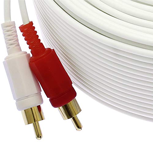 WHITE FIGURE 8 CABLES