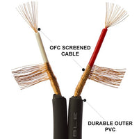1STec 2 x 6.3mm J-J - 2 x RCA