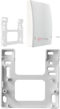 1STec White Internal Virgin Media Wall Box Housing for 2-Way Splitter Outlet or Isolators Suitable for use on TiVo V6 Digital TV & as Used by Super Fast Superhub Broadband Cable Modems with logo