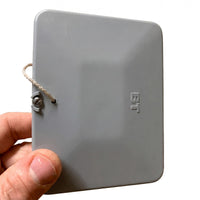 Grey BT66B External use Junction Box Electrical Enclosure to fit on Wall/Eaves for Outdoor Telephone Wiring Overhead Drop-wire Jellys/Gel Crimp Housing Openreach Broadband Main Dropwire Supply Lead