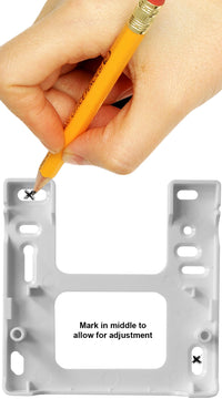 1STec White Internal Virgin Media Wall Box Housing for 2-Way Splitter Outlet or Isolators Suitable for use on TiVo V6 Digital TV & as Used by Super Fast Superhub Broadband Cable Modems with logo