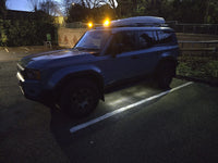 1STec Toyota Land Cruiser Prado 250 OEM+ running board side step rock slider under glow underbody puddle lights kit