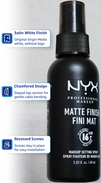 1STec White Internal Virgin Media Wall Box Housing for 2-Way Splitter Outlet or Isolators Suitable for use on TiVo V6 Digital TV & as Used by Super Fast 2 3 Superhub Broadband Cable Modems (Indoor)