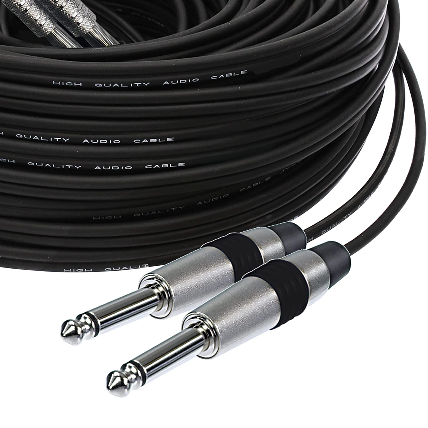 1STec 2 x 6.3mm J-J - 2 x RCA