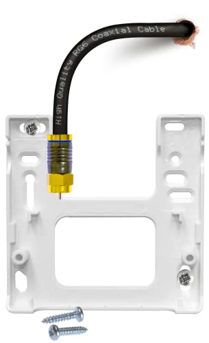 1STec Genuine Virgin Media TRISX 1002L Upgraded Replacement Wideband Wall Outlet Isolator for Digital TiVo V6 TV Set Top White Box Hub 2 3 4 Fibre Broadband Modem Signal Conditioner Surge Protector