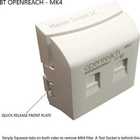 Genuine BT Openreach NTE5C MK2 + MK4 Master Without a Back Box