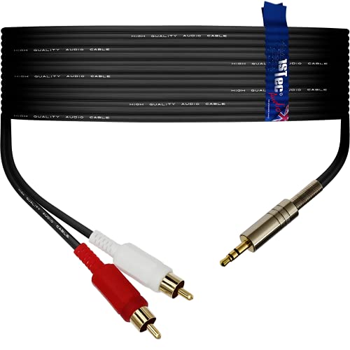 3.5mm TO 2 x RCA