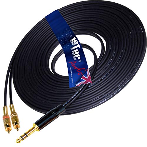 6.35mm TO 2 x RCA