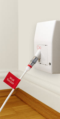 1STec Latest Model Isolated Genuine Virgin Media White Internal use Wall Box Outlet Socket with Euro Module Angled F-Connector Isolator for TiVo Digital TV or Superhub Broadband Modem Indoor Feed